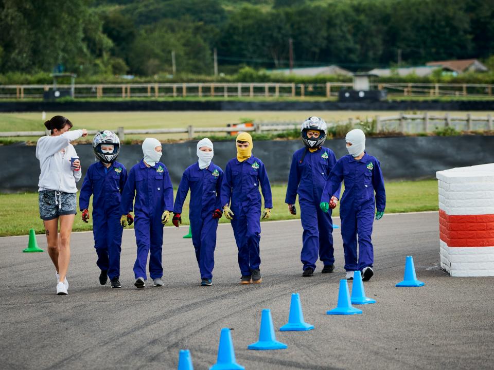 Goblin Team on a track walk